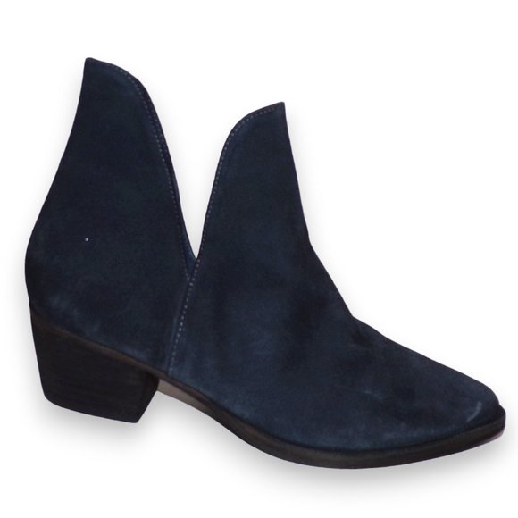Free People Shoes - Free People Midnight Blue Ankle Booties